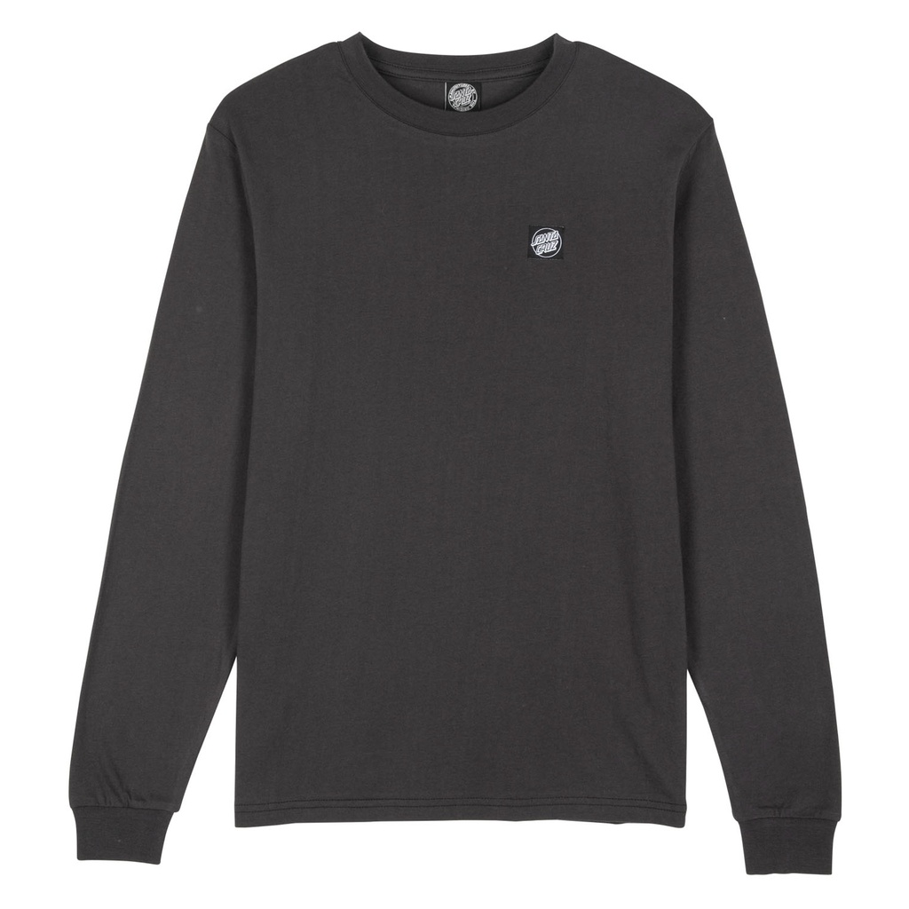 [SCA-WTL-0979] WOMEN TEE L/S OPUS DOT LABEL (6, BLACK WASH)