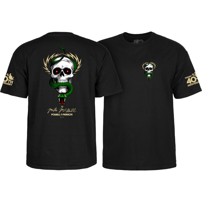 [CTMPPMMSS40XS] Tee Mcgill Skull & Snake 40TH (S, Black)