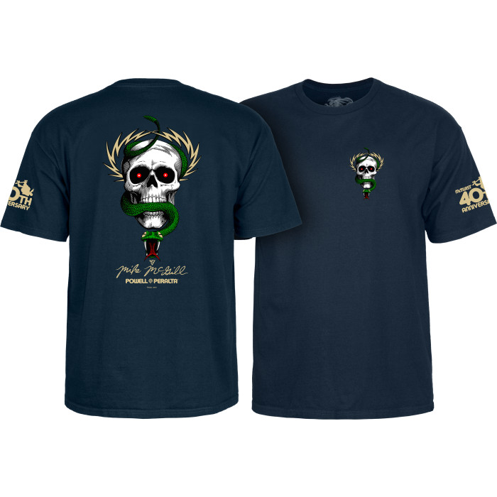 Tee Mcgill Skull & Snake 40TH