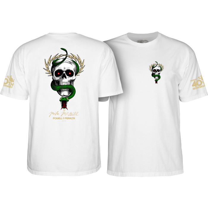 Tee Mcgill Skull & Snake 40TH