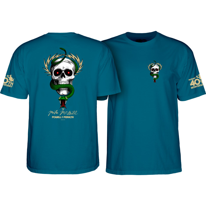 Tee Mcgill Skull & Snake 40TH