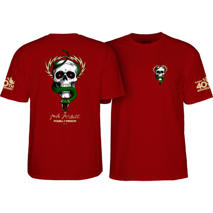 Tee Mcgill Skull & Snake 40TH