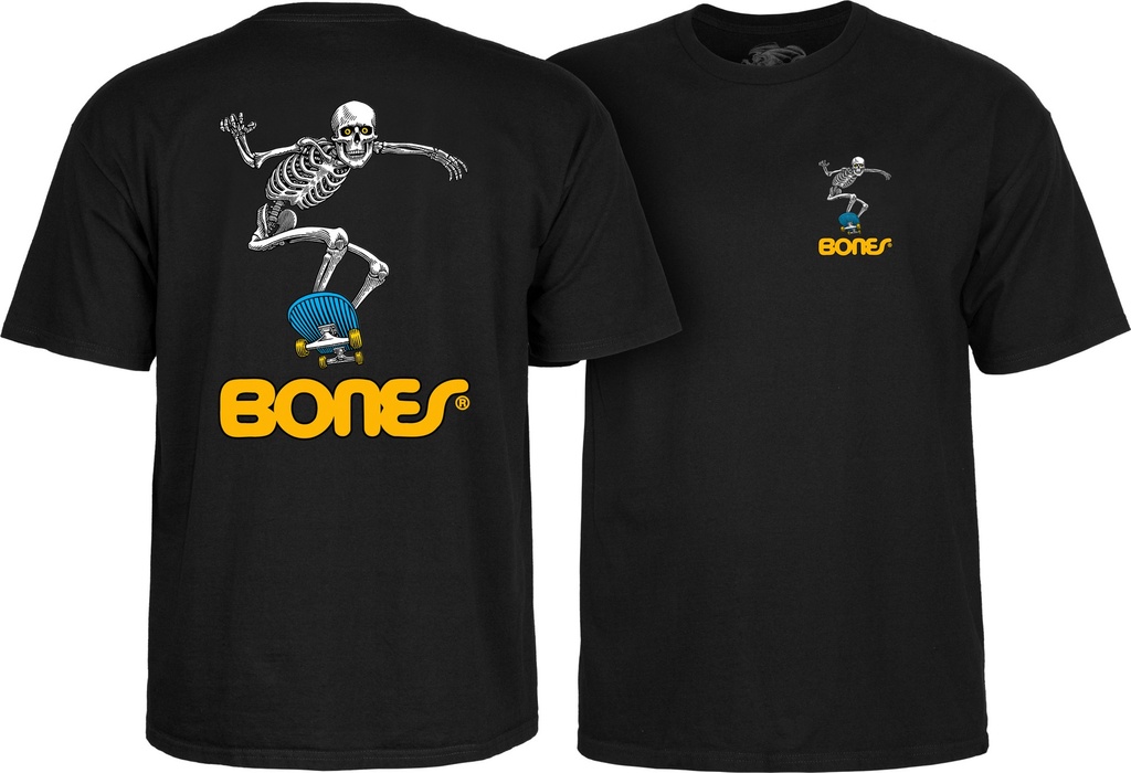 [CTMPPSBS2XS] Tee SK8BOARD Skeleton "2" (Black, S)