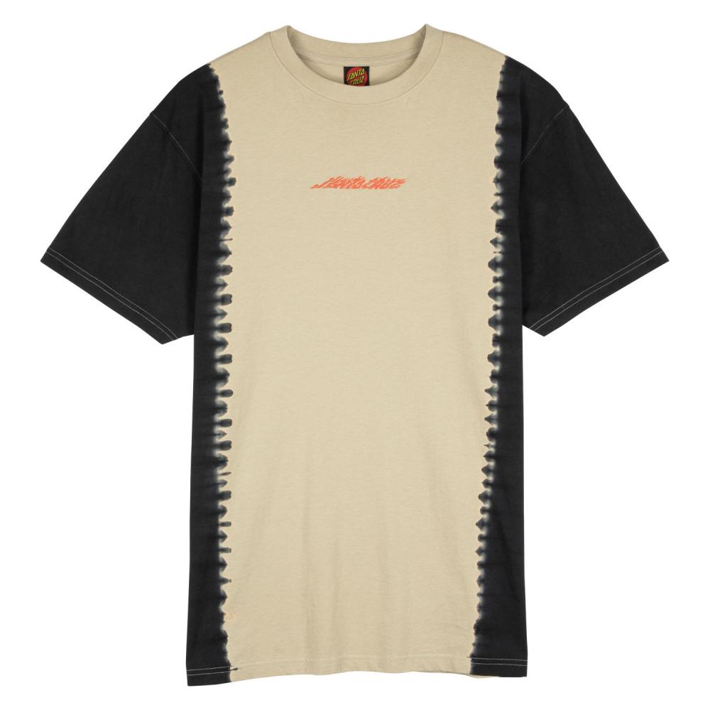 Flame Strip Dip Dye Tee
