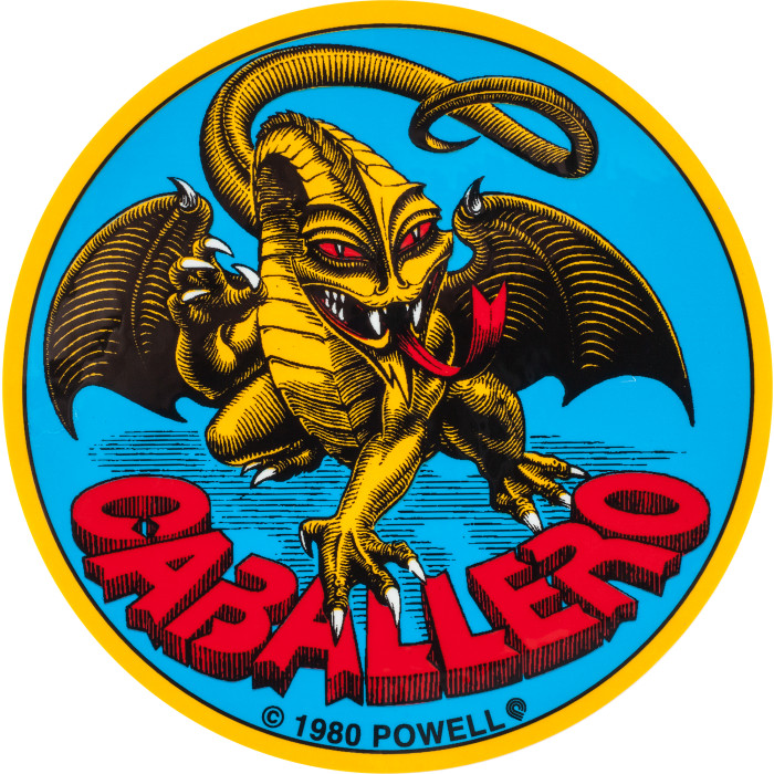STICKER BB CABALLERO ORIGINAL DRAGON 3.5" x 3.5"