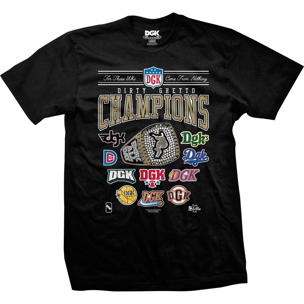 TEE CHAMPIONS BLACK