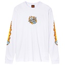 T-Shirt Flaming Dice Dot Front L/S
