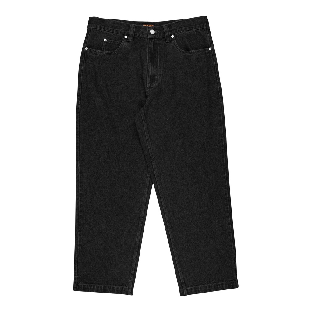 [SCA-PNT-1453] Pant Classic Label Jean Black (34)