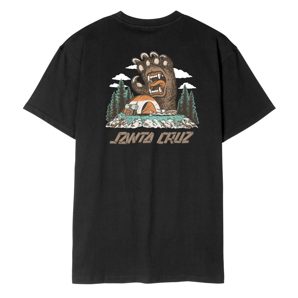 [SCA-TEE-12197] T-Shirt Screaming Grizzly (Black 2, S)