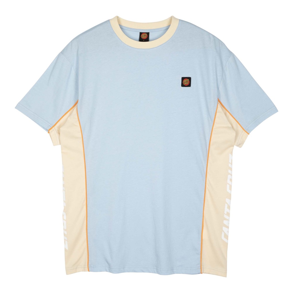 [SCA-TEE-12258] T-Shirt Strip Racer (Fresh Blue/Blond Wood, M)