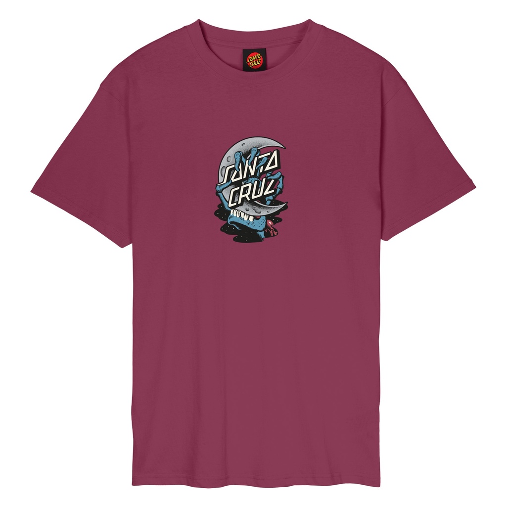 [SCA-TEE-12286] T-Shirt Crescent Bone Hand (Burgundy, XS)