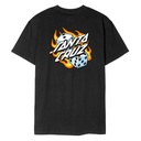 T-Shirt Flaming Dice Dot Chest