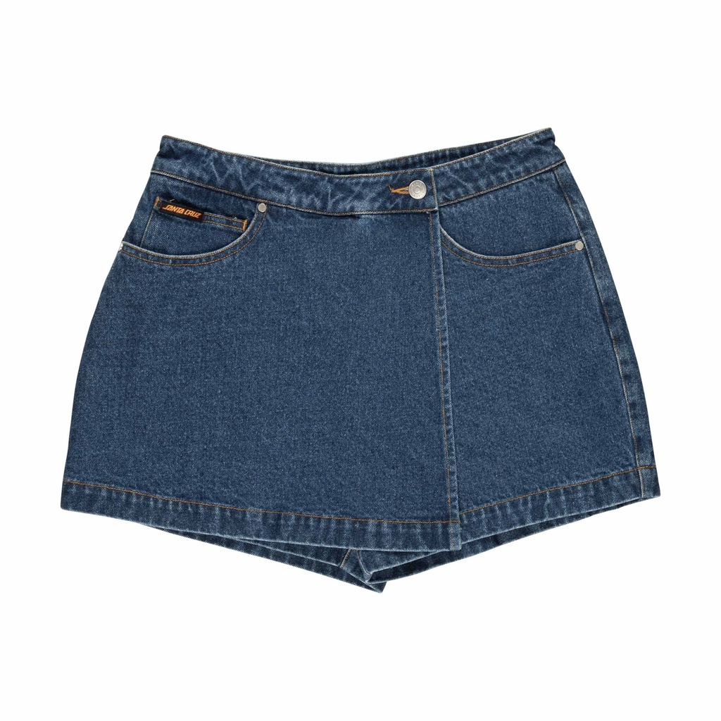 [SCA-WSH-0401] Womens Shorts Classic Label Skirt (CLASSIC BLUE, 8)