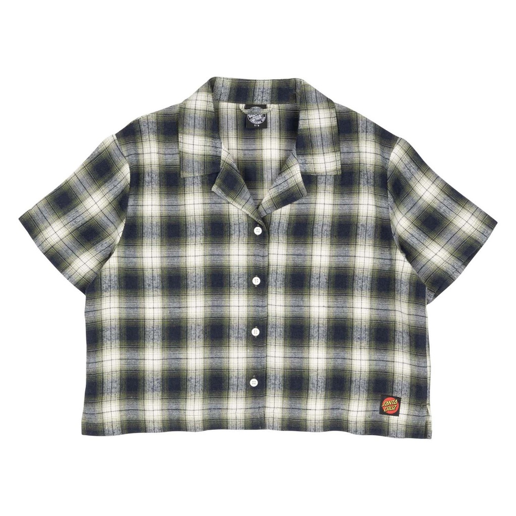 Womens Shirt Classic Check Crop