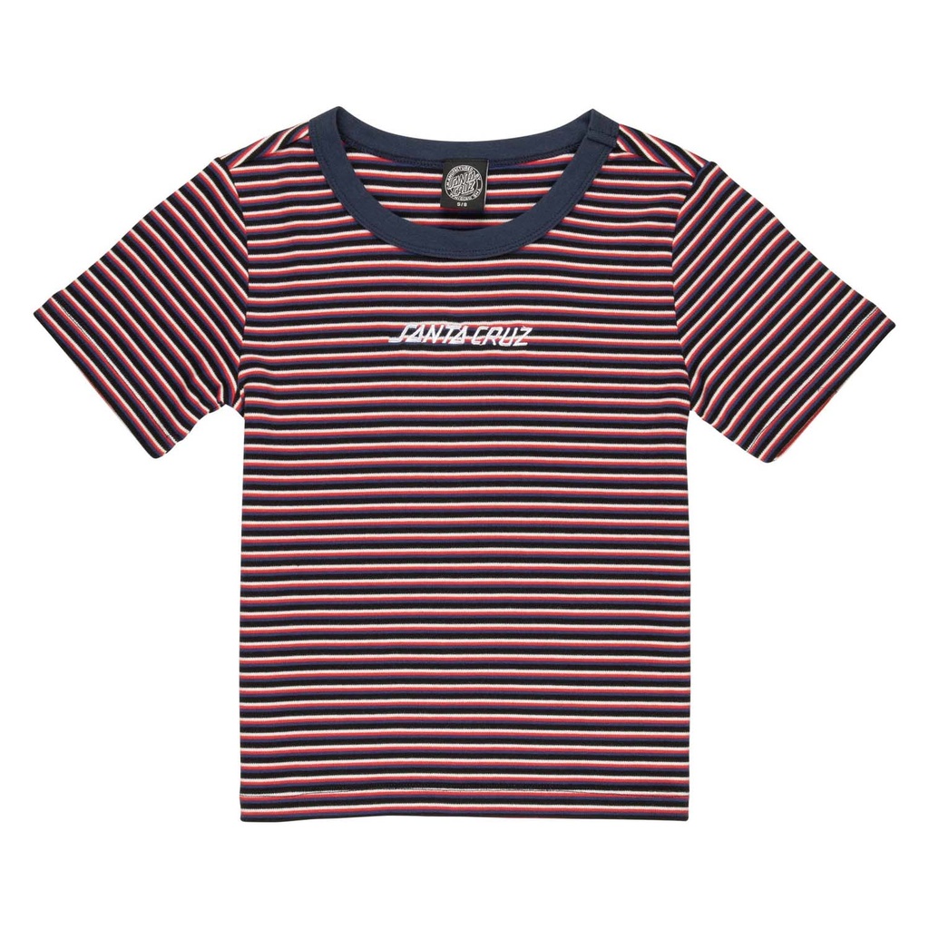 [SCA-WTE-2974] Womens T-Shirt Strip Logo Emb (6)