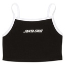 Womens Vest Strip Contrast