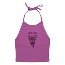 Womens Vest Asp Butterfly Front Halter Top