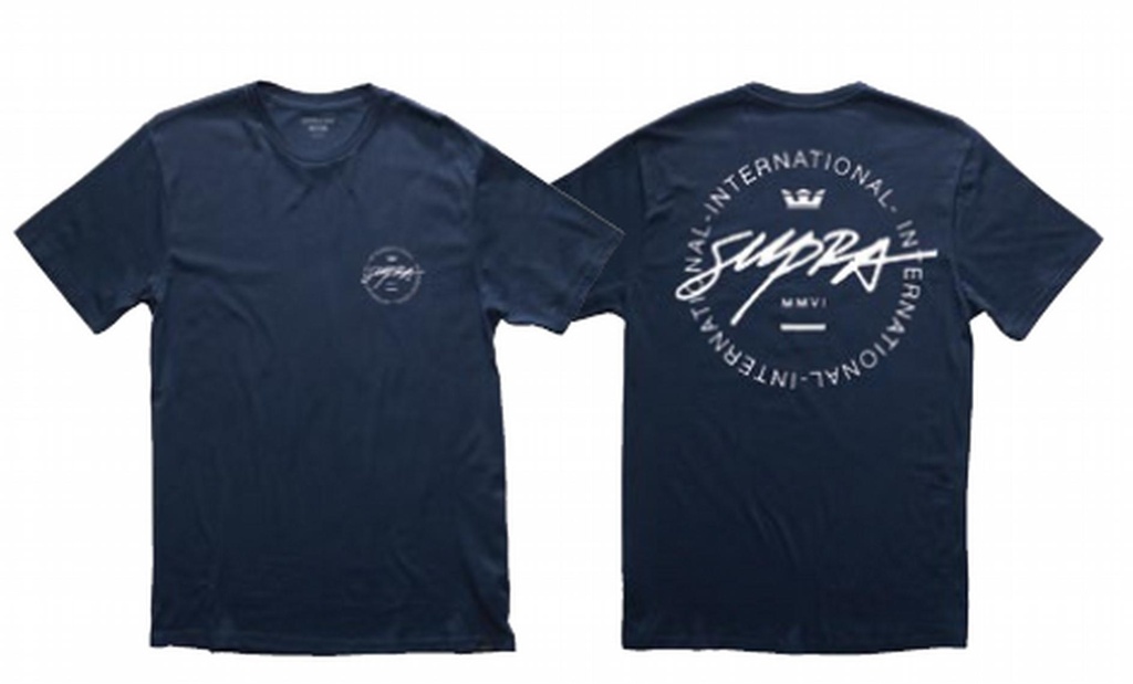 [1036594000S] Tee Interscript REG. Navy