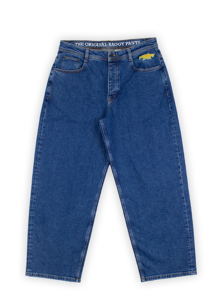 [01PA1864-81-32 L32] x-tra MONSTER 3-D Denim Washed Blue