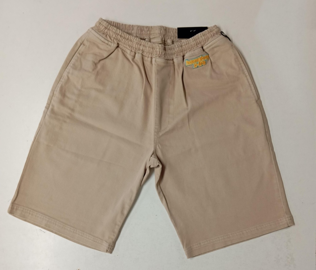 [01SH1100-64-M] X-Tra Beach Baggy Twill Short Taupe