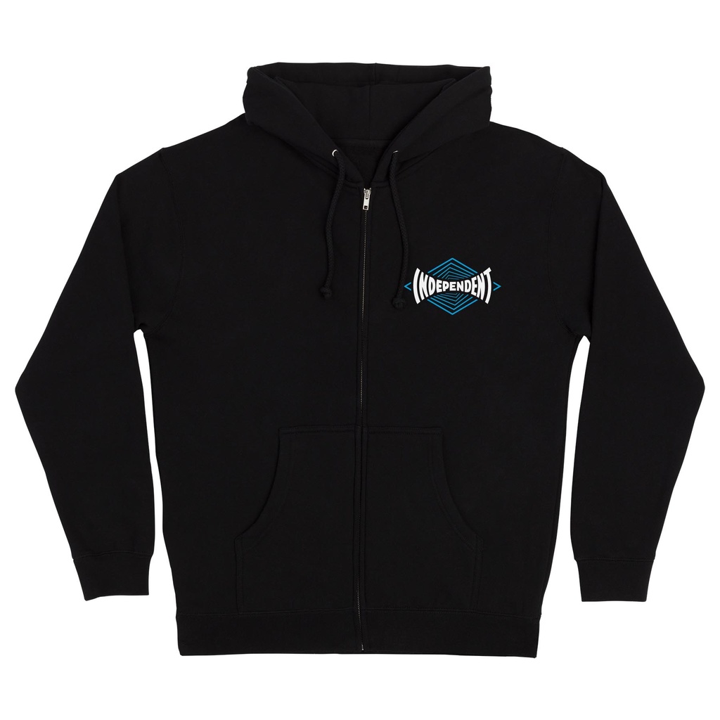 [44252647-M] Vertigo Span Zip Hoodie Independent Mens Heavyweight Sweatshirt (M)