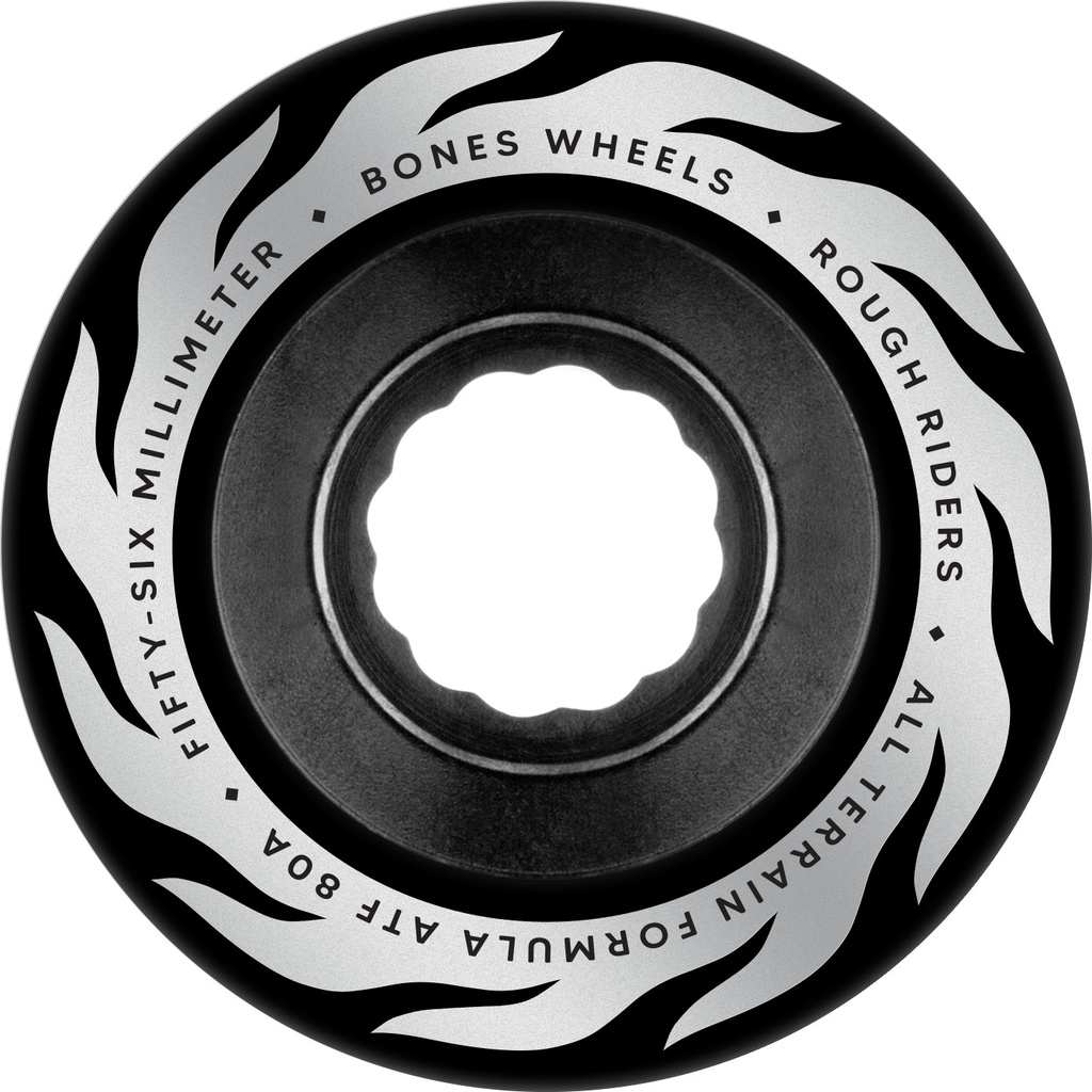 [WSCPRR065680X4] Rough Riders Eternal Flame 56mm 80A Black