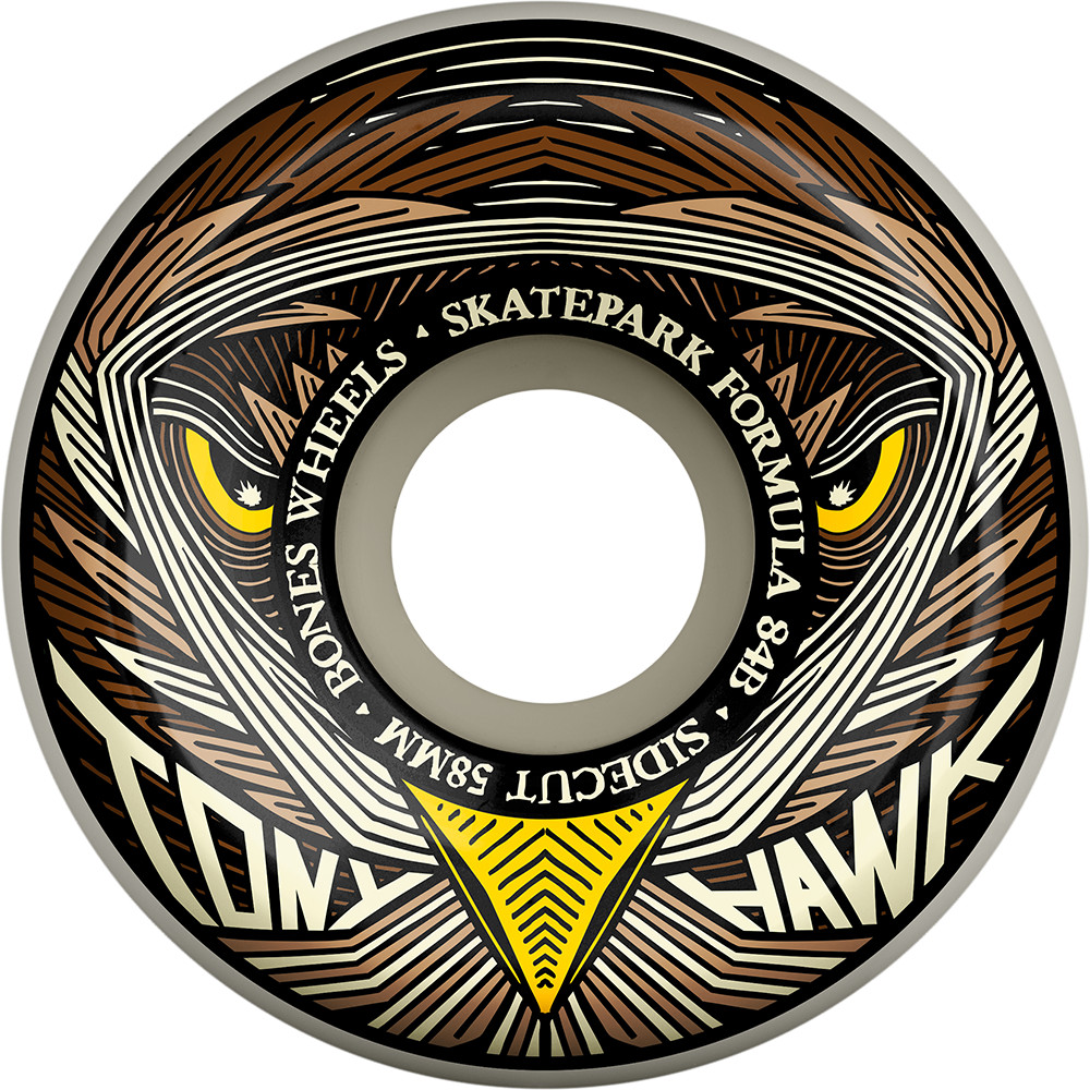 Hawk Night Hawk 58mm Sidecuts Skatepark Formula 84B