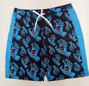 Boardshort Screaming Blue Hands All Over Black