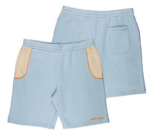 [SCA-SHR-5422] Shorts Strip Racer (Fresh Blue / Blond Wood)