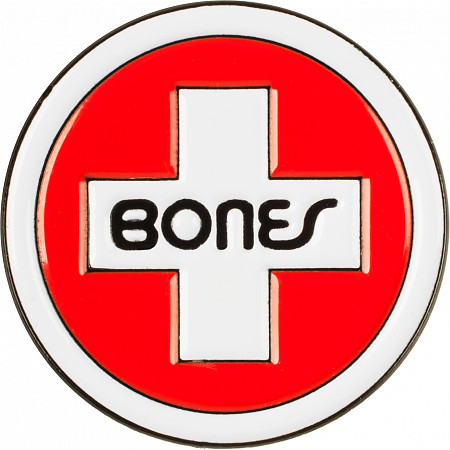 Bones Swiss Circle Lapel Pin