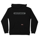 Bar Logo Reflective Pullover Hoodie Independent Youth Sweatshirt