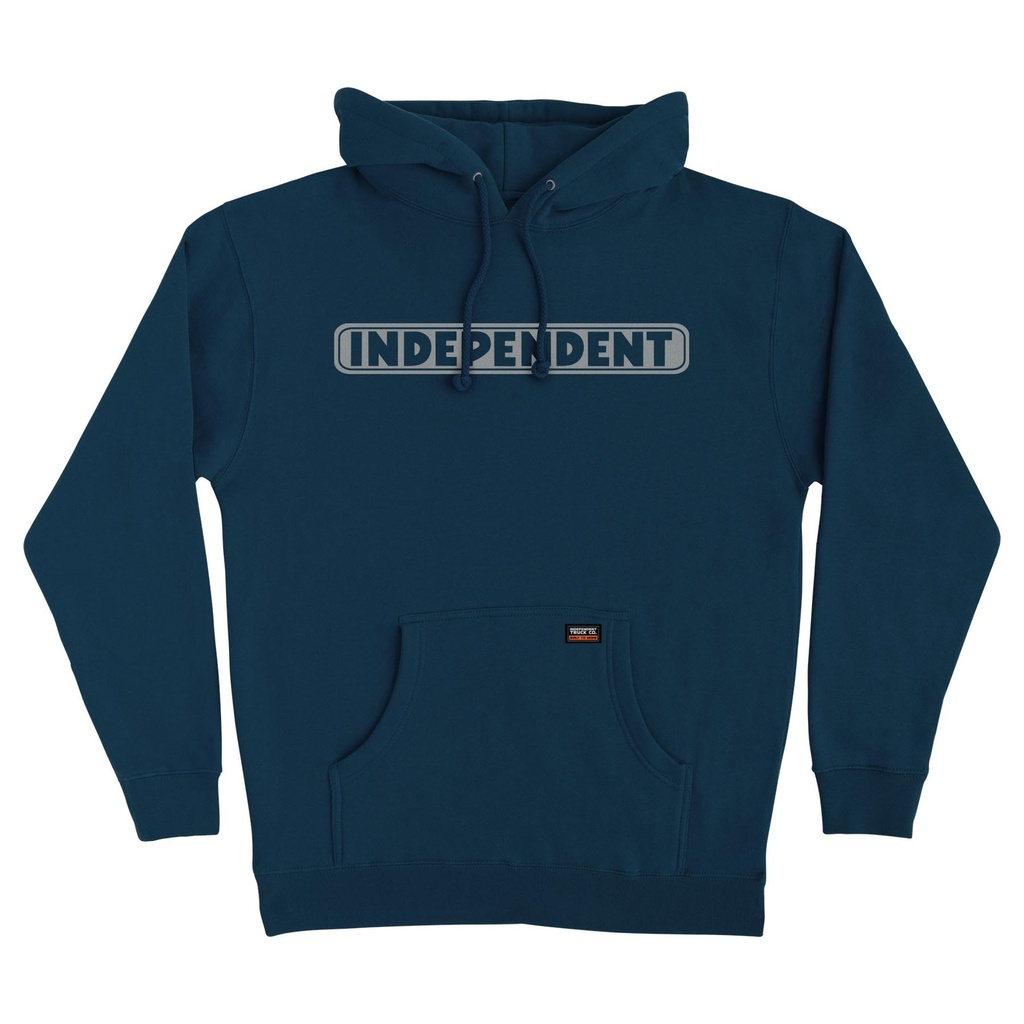 Bar Logo Reflective Pullover Hoodie Independent Youth Sweatshirt