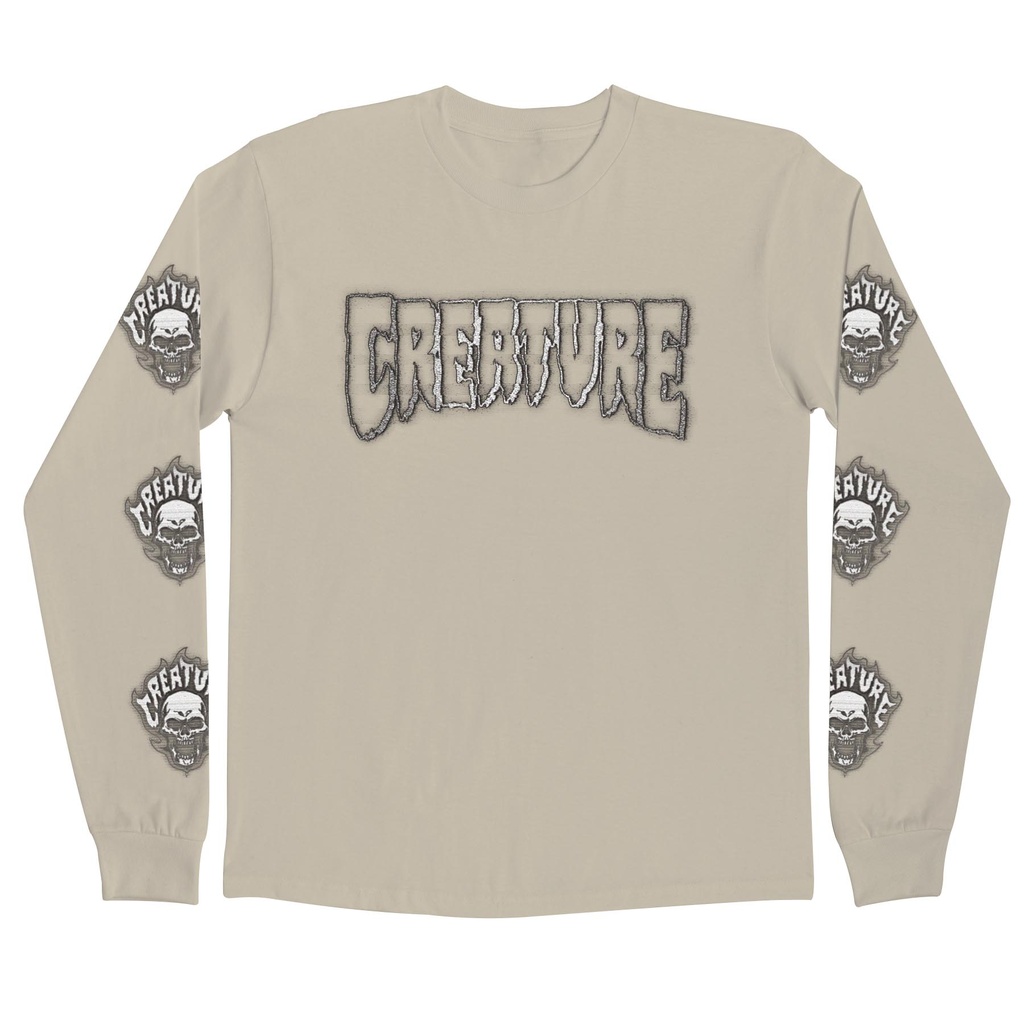 T-Shirt L/S Bonehead Glitch Mens Creature