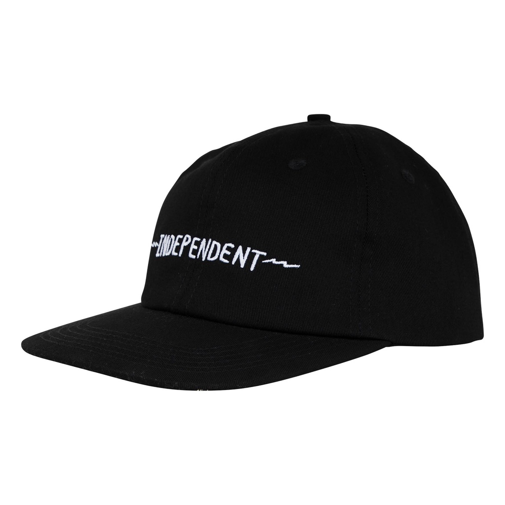 [44442309-156653] Bratrud Notebook Snapback Unstructured Unisex Independent Hat (Black)