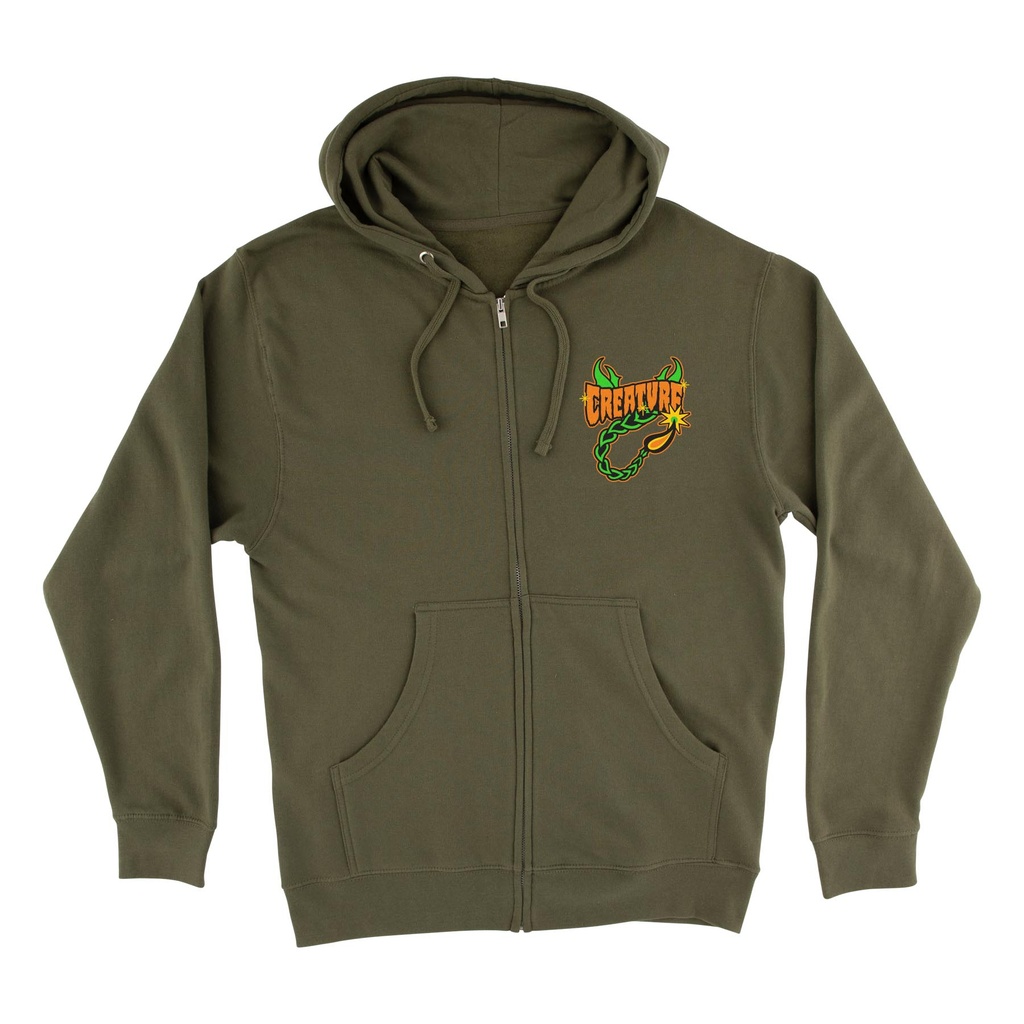 Deadly Sands Zip Hoodie Creature Mens Sweatshirt
