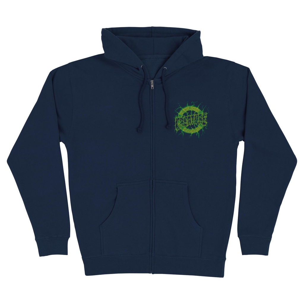 Finest Strike Zip Hoodie Creature Mens Sweatshirt