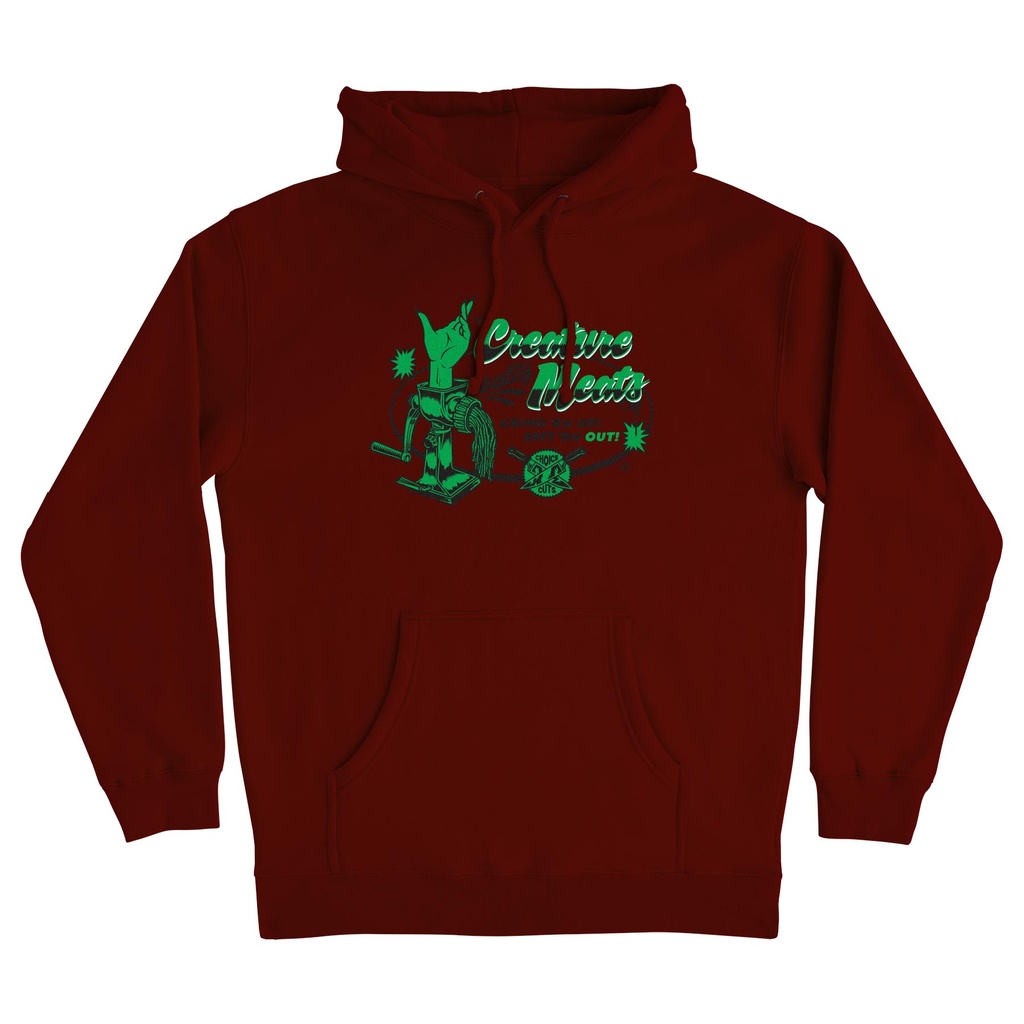 Meat Grinder Pullover Hoodie Creature Mens Sweatshirt