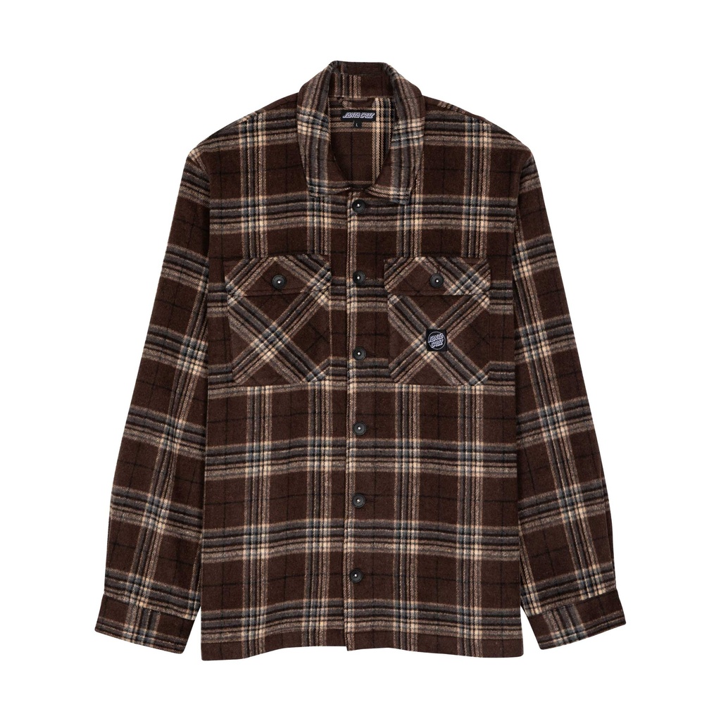 [SCA-SHT-0910] Shirt Lodge (M, Chestnut Check)
