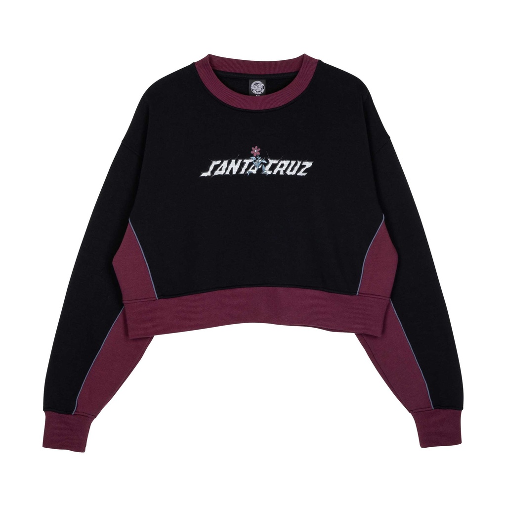 Womens Crew Flourish Strip