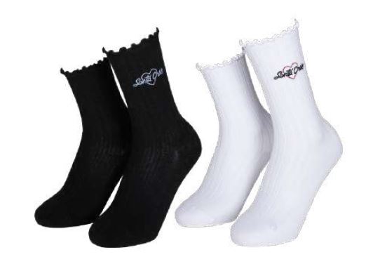 Womens Socks Love Script Socks (2 Pack)