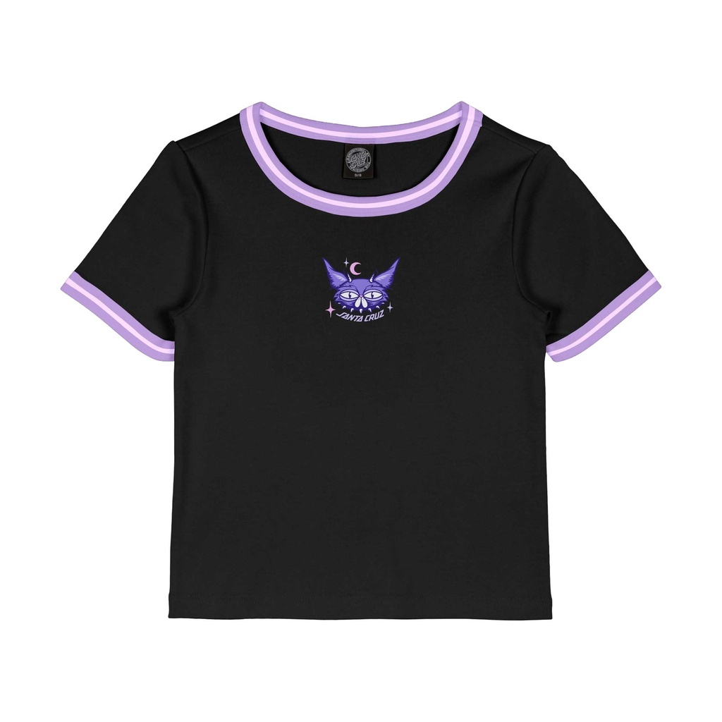 Womens T-Shirt Night Critter Mini