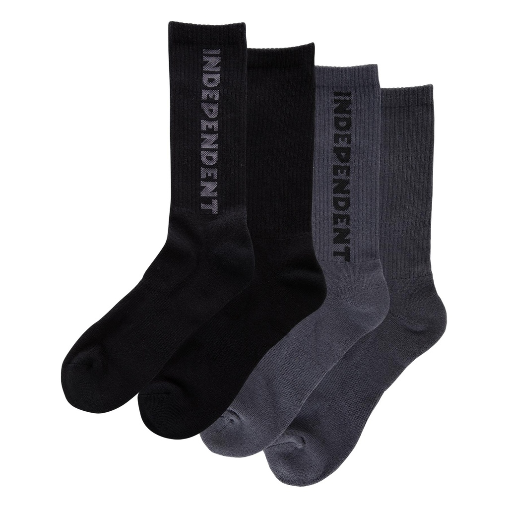 Baseline Mens Independent Crew Socks (P/K OF 2)