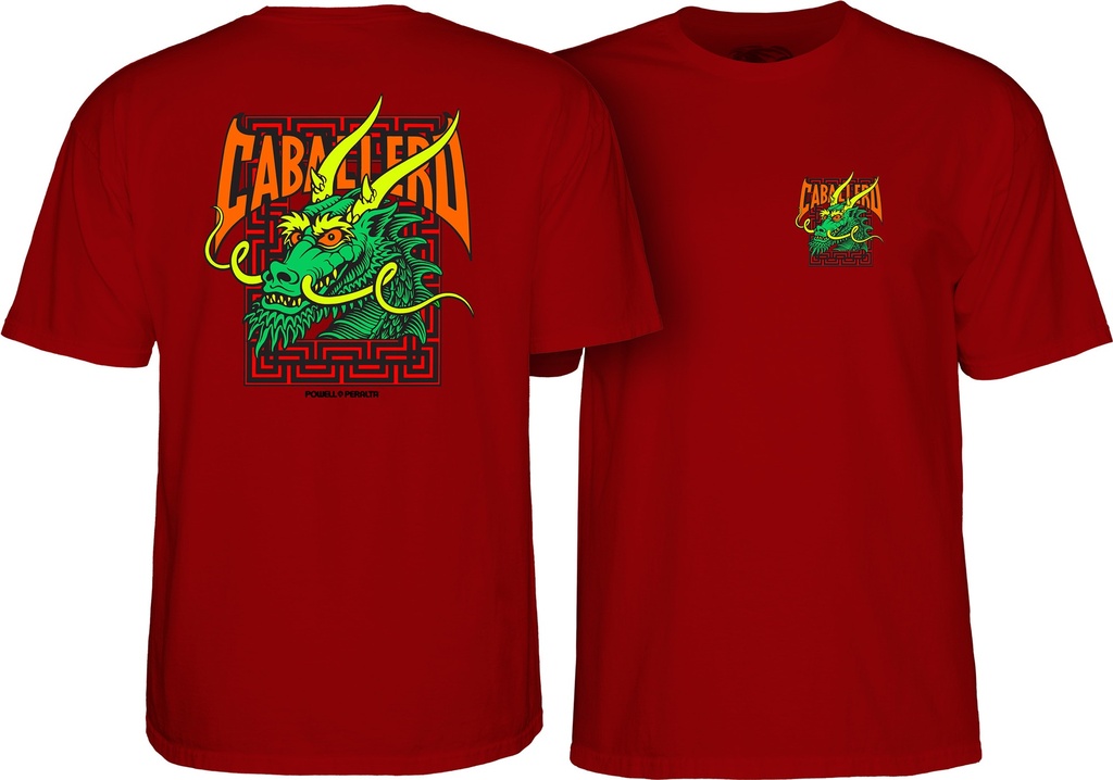 [CTMSCSTDGBUS] T-Sh PP Caballero Street Dragon (Garnet, S)