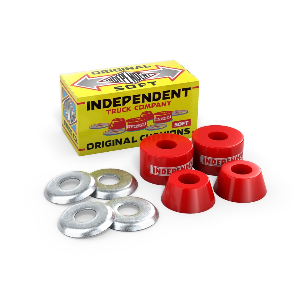 [33531397000] GENUINE PARTS ORIGINAL CONICAL CUSHIONS SOFT (90A) RED P/K OF 4 (copia)