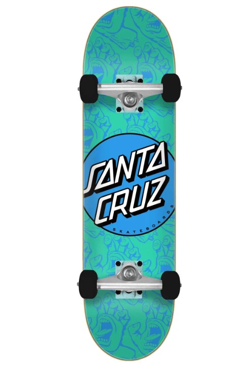 Other Dot Hands Mini 7.75in x 30.00in Santa Cruz Skateboard Complete