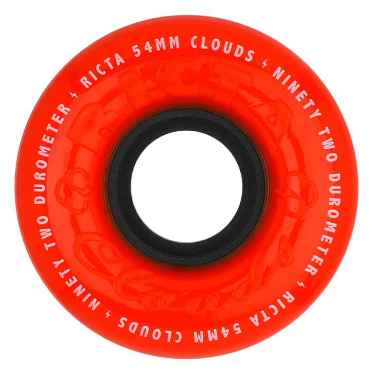 [22223404-159085] 54mm Clouds Red Orange 92a Ricta Wheels