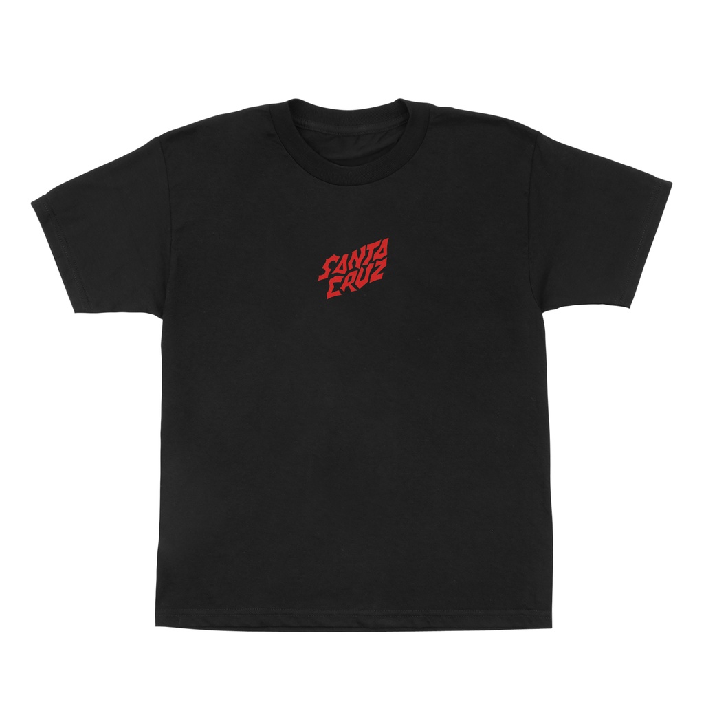 [44156602-159398] Stranger Things Screaming Lights S/S Midweight T-Shirt Youth (Black, S)