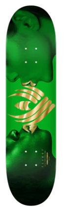 [DCGAFLTKSG850F26] FLIGHT Kiss • 8.5" • Green / Gold Foil