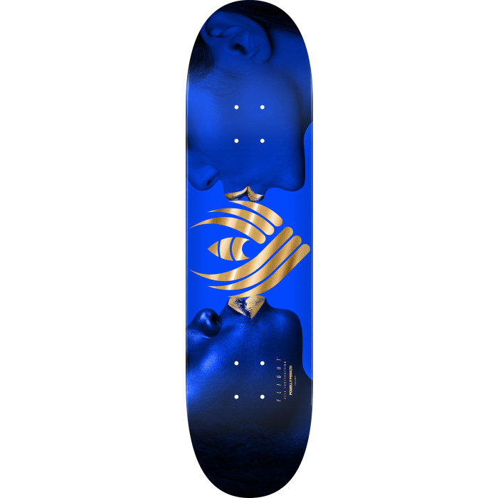 [DCGAFLTKSB863F26] Flight Kiss • 8.63" • Blue/Gold Foil