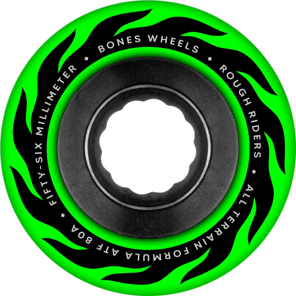 [WSCPRR065680G4] Rough Riders Eternal Flame 56mm 80A Green